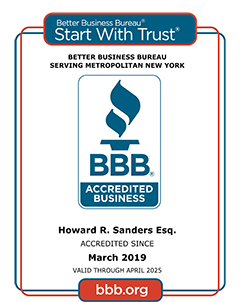 BBB Accredited Business | Howard R. Sanders Esq.