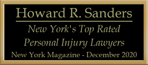 Howard R. Sanders | New York's Top Rated Personal Injury Lawyers | New York Magazine - December 2020